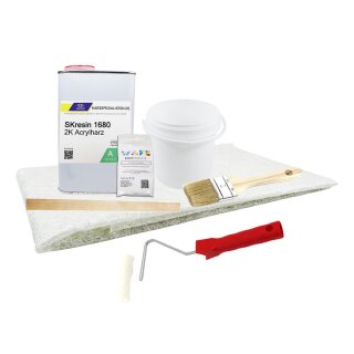 TOP SET: 1kg Acrylharz SKresin 1680 mit Glasfasermatte...