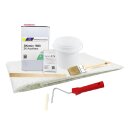 TOP SET: 1kg Acrylharz SKresin 1680 mit Glasfasermatte und Zubeh&ouml;r zum Laminieren